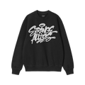 The Strange Allies Handstyle Hoodie & Sweatshirt features a bold graffiti-style “Strange Allies” graphic, symbolizing uni