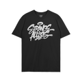 Strange Allies Handstyle T-shirt features a graffiti-style logo with hand-sprayed drips, embodying bold self-expression for t