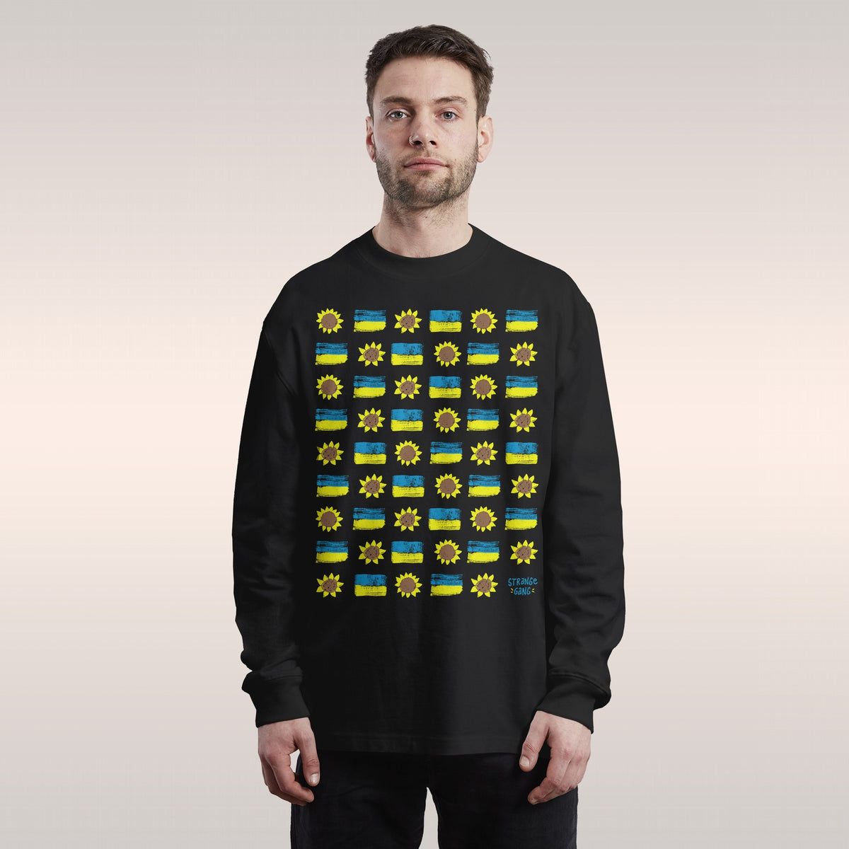 Ukraine Sunflowers Long Sleeve T-shirt