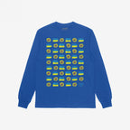 Ukraine Sunflowers Shirt: This cobalt-blue, long-sleeve shirt features hand-drawn sunflowers and blue-yellow flag motifs, symbolizing resilience and unity. Designed to support Ukraine's freedom, it embodies hope and solidarity.