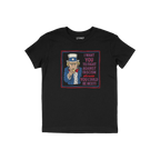 Anti Fascist Uncle Sam Shirt featuring a bold graphic of Uncle Sam pointing, with the message: I want YOU to fight against fa