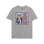 Anti Fascist Uncle Sam Shirt featuring a vintage-style graphic of Uncle Sam pointing, urging to fight against fascism. Ideal 