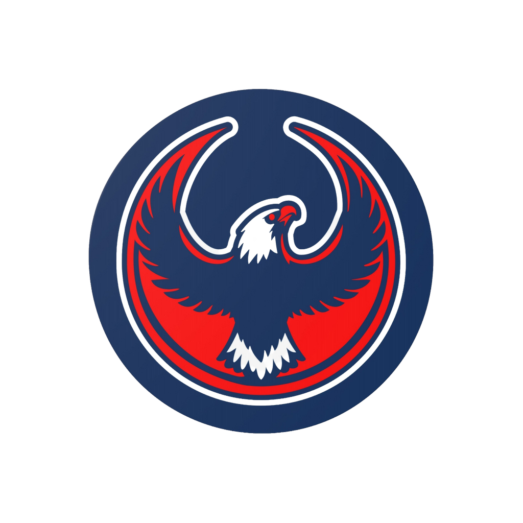USA Rebel Alliance Sticker featuring a stylized eagle in flight, designed for protest and patriotism. Perfect for displaying 