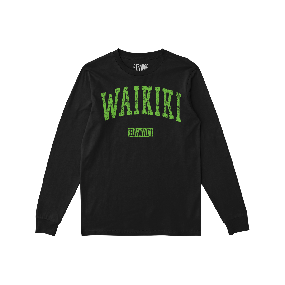 Waikiki Hawaii Long Sleeve T-shirt