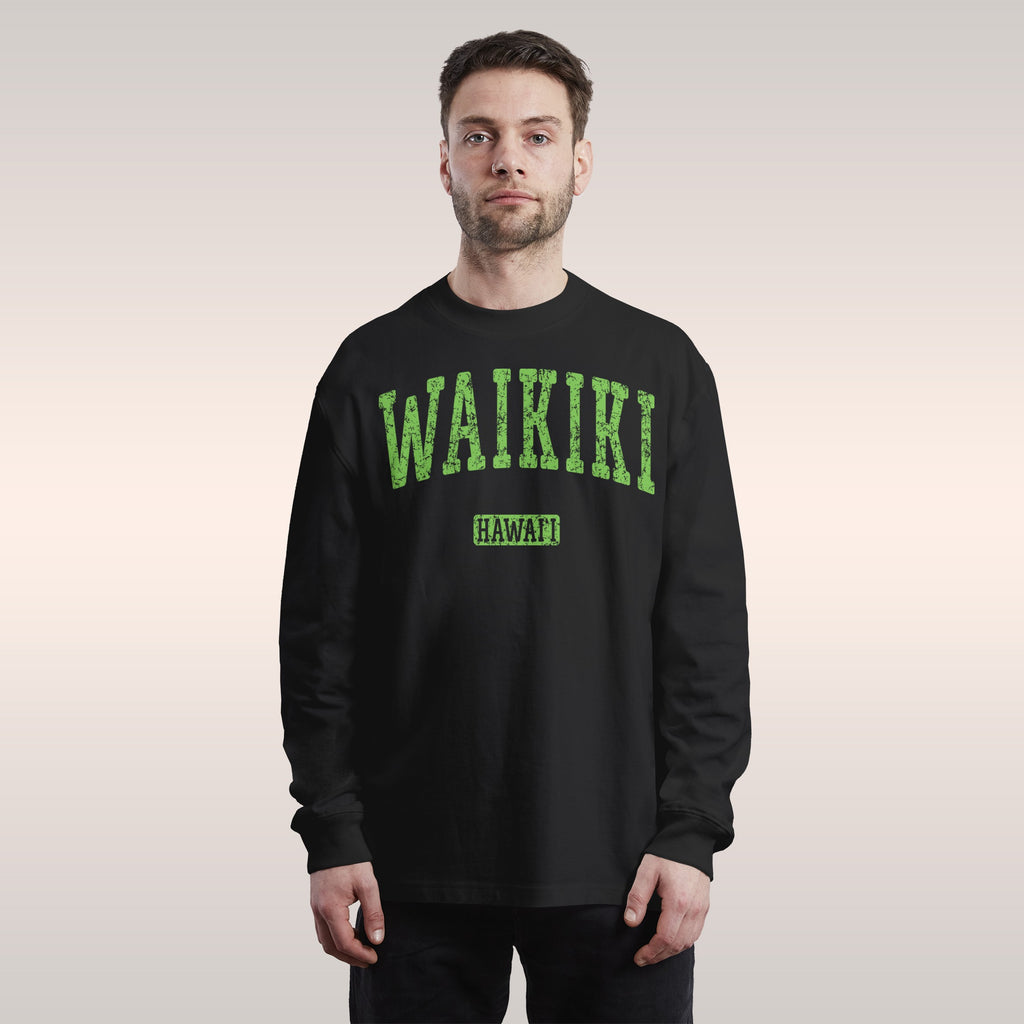 Waikiki Hawaii Long Sleeve T-shirt