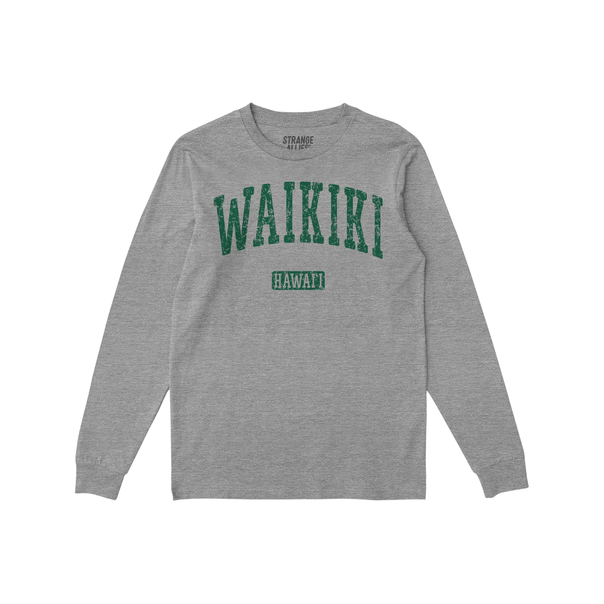 Waikiki Hawaii Long Sleeve T-shirt