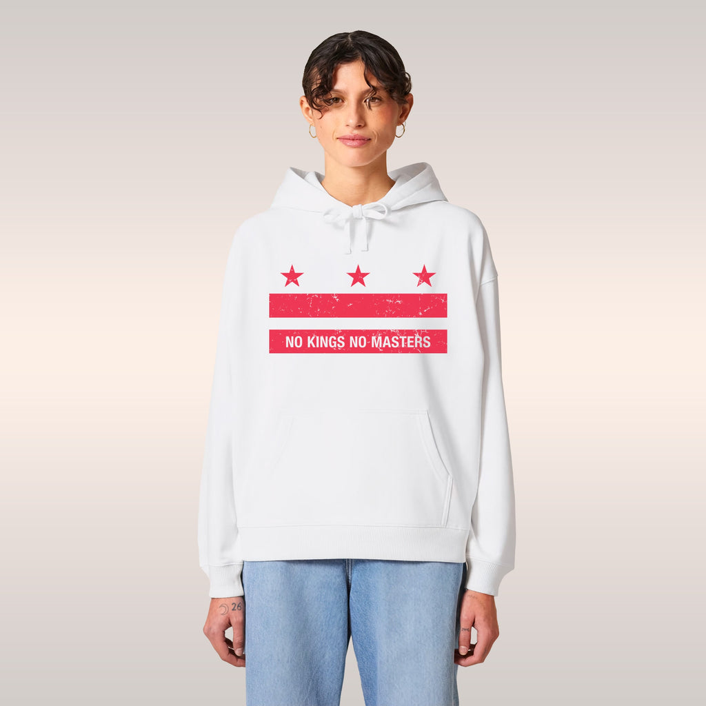 Washington DC No Kings Flag Hoodie