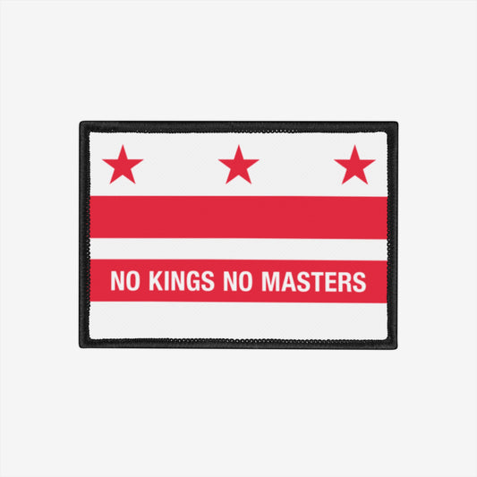 Washington DC Flag No Kings Patch