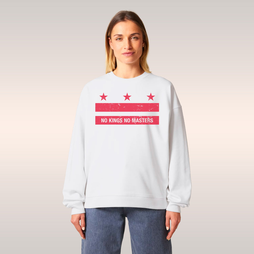 Washington DC No Kings Flag Sweatshirt