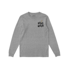 Heather-gray Wasted Days T-shirt featuring Hops Mash logo on the chest and bold back text, embodying a carefree, rebellious s