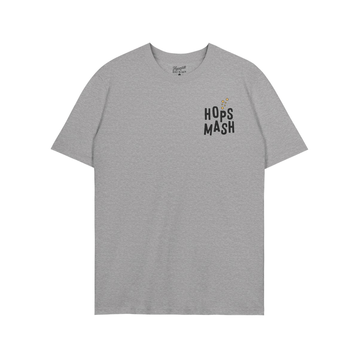 Wasted Days T-shirt featuring HOPS MASH graphic on chest, with a rebellious message for carefree spirits. Ideal for those emb