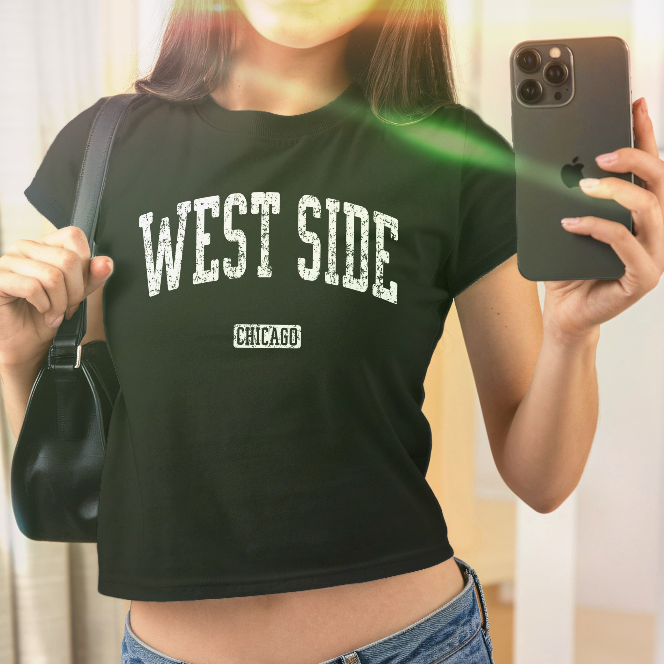 West Side Chicago Women's Baby Tee