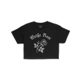 Weiße Rose Crop Top