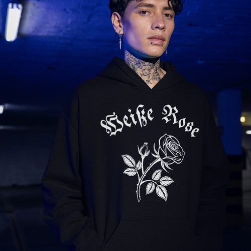Weiße Rose Hoodie & Sweatshirt
