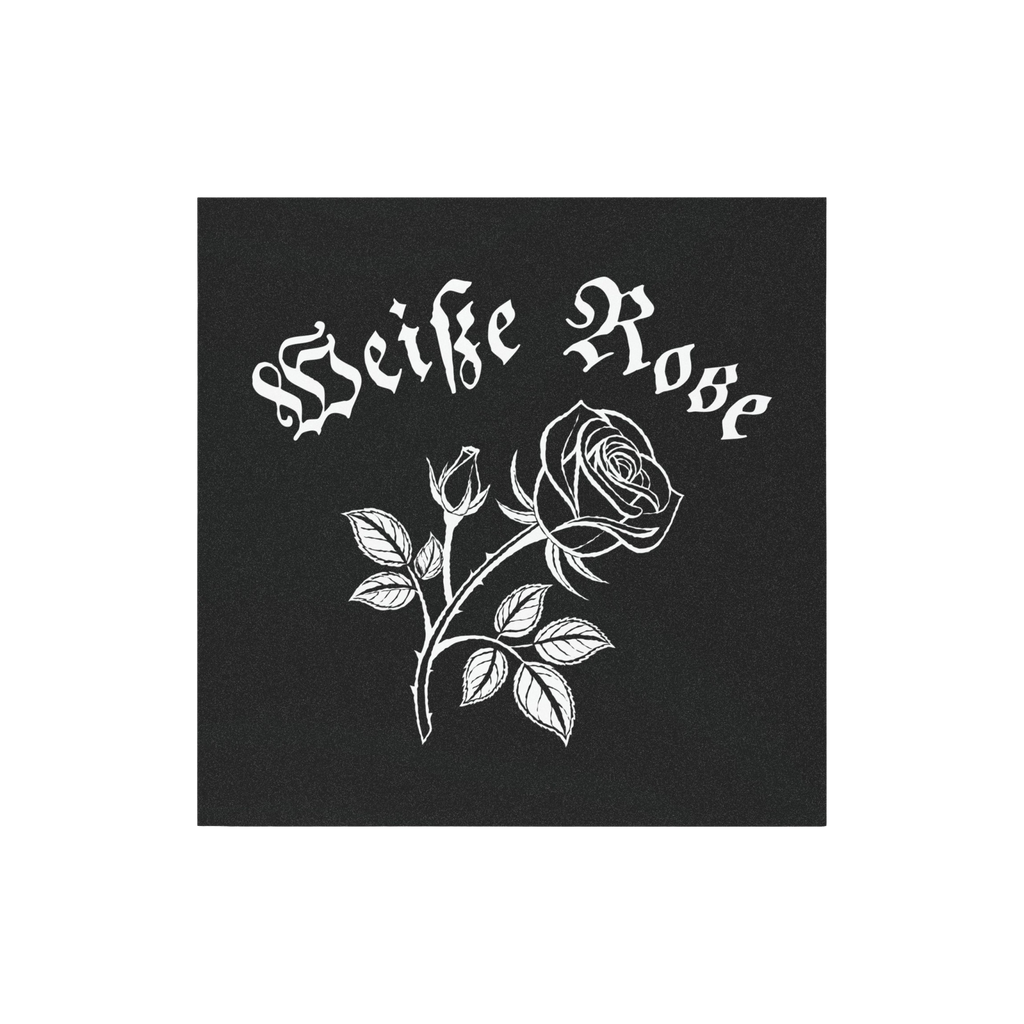 Weiße Rose Sticker