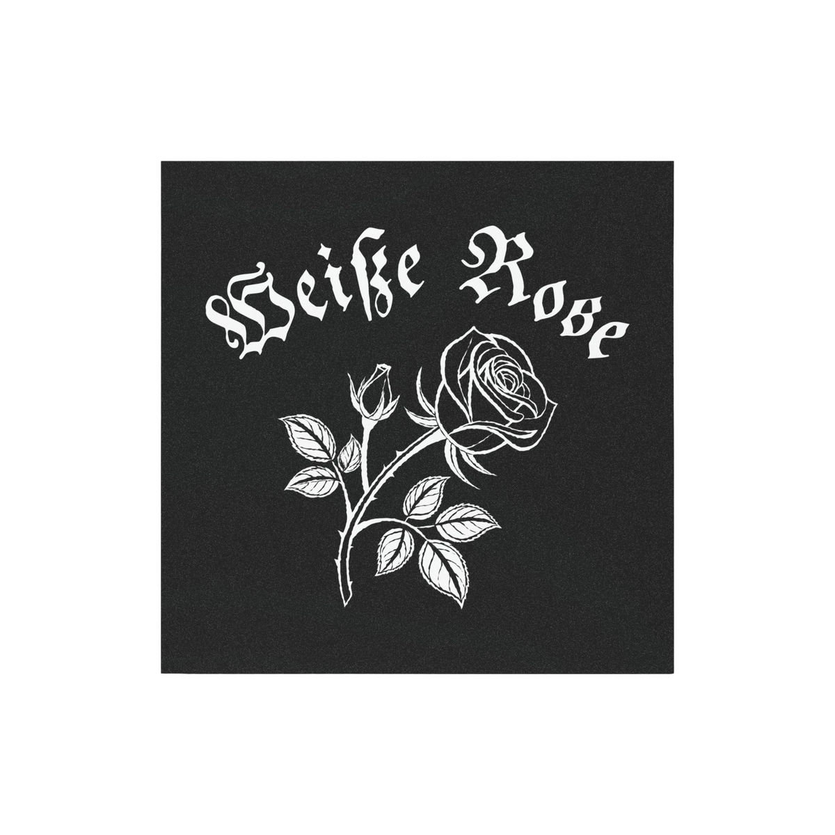 Weiße Rose Sticker