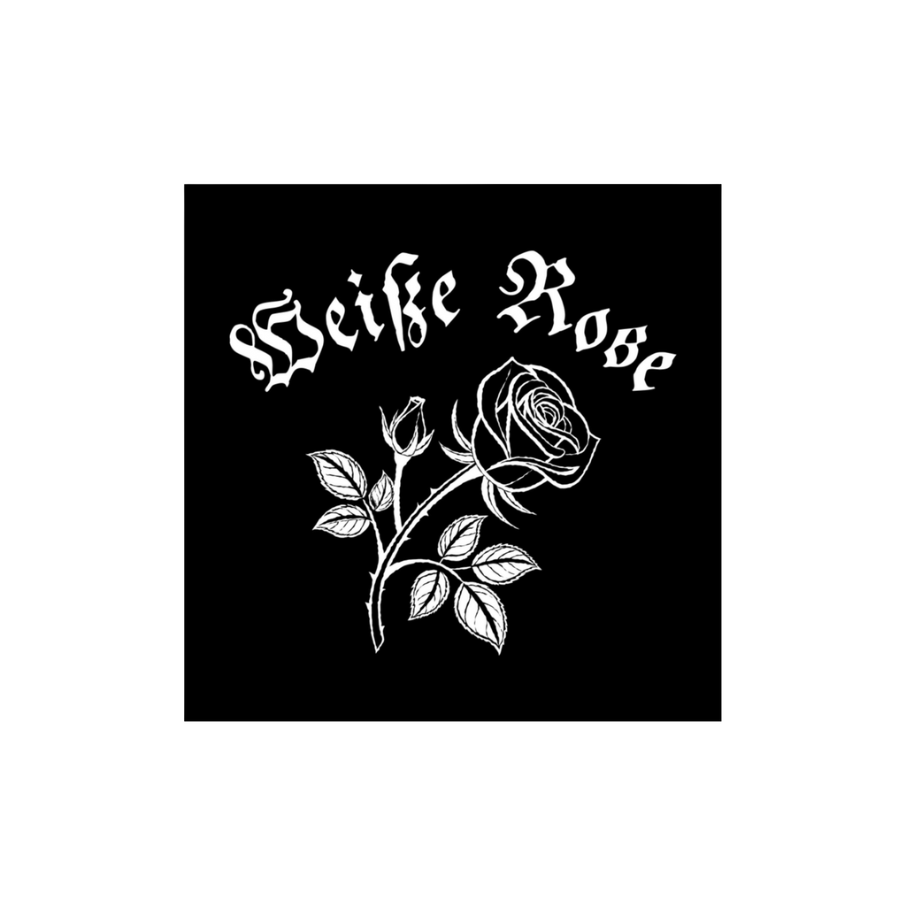 Weiße Rose Sticker