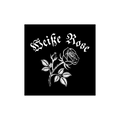 Weiße Rose Sticker