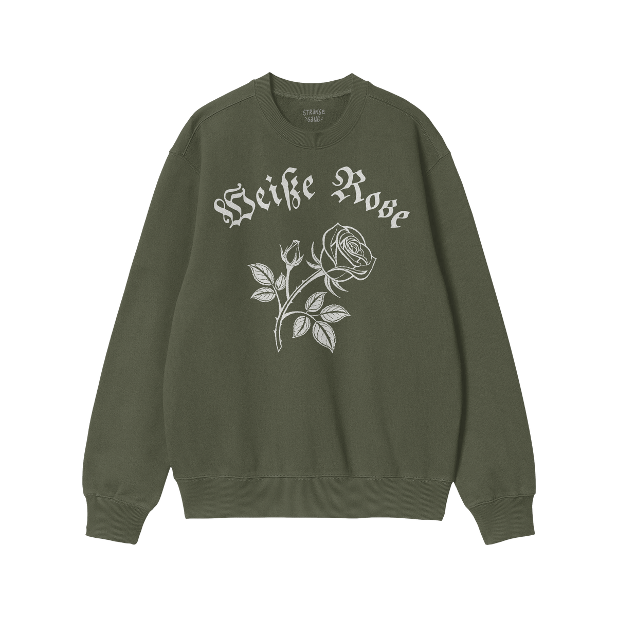 Weiße Rose Sweatshirt