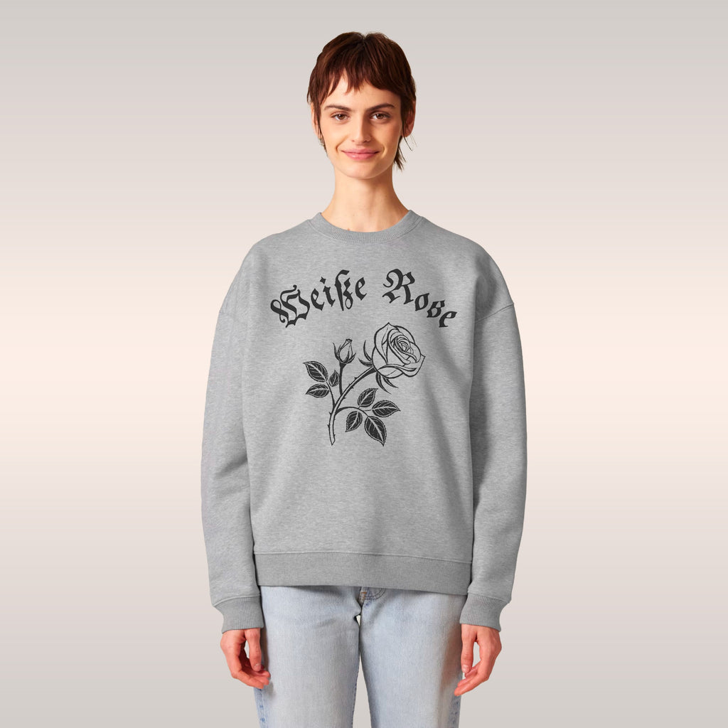 Weiße Rose Sweatshirt
